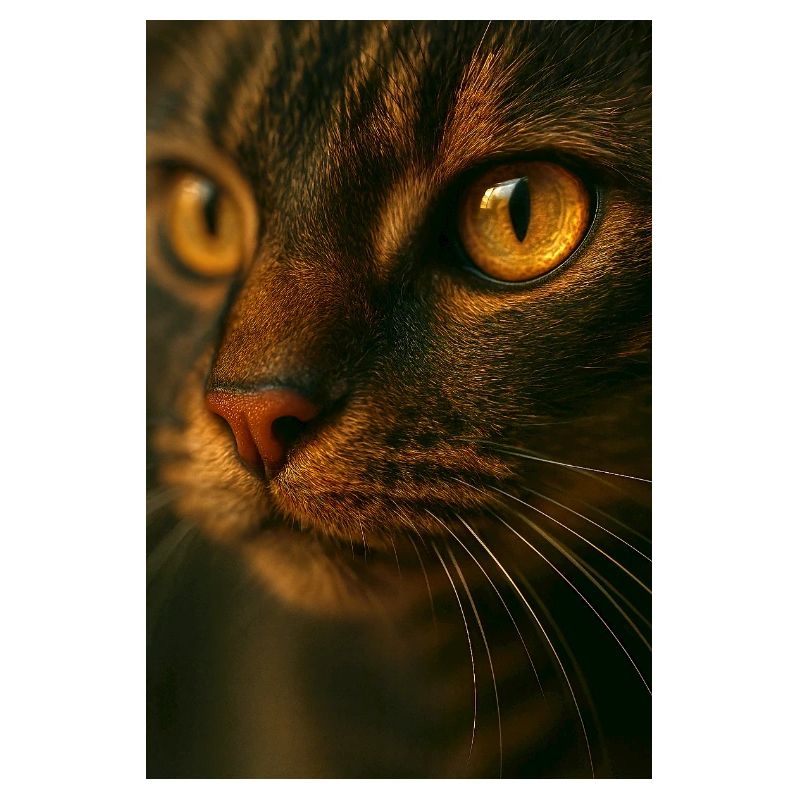 Yeux de chat fermés