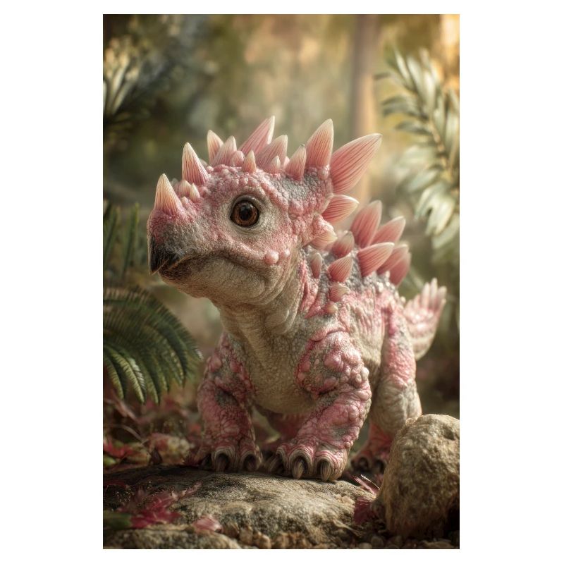 Rosa Stegosaurus im Ember Forest