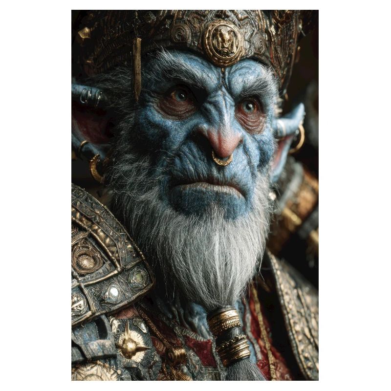 Roi Orc en armure ornée