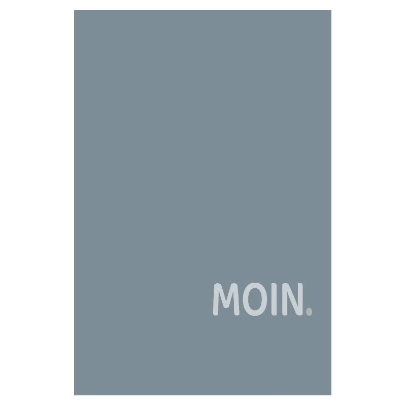Moin Norddeutscher Spruch Typografie