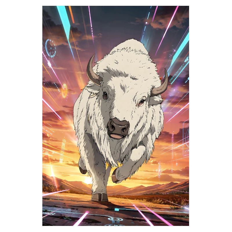 Bison Neon Running