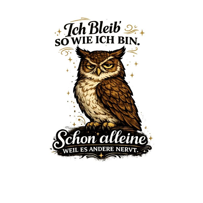 Eule - Ich bleib so wie ich bin
