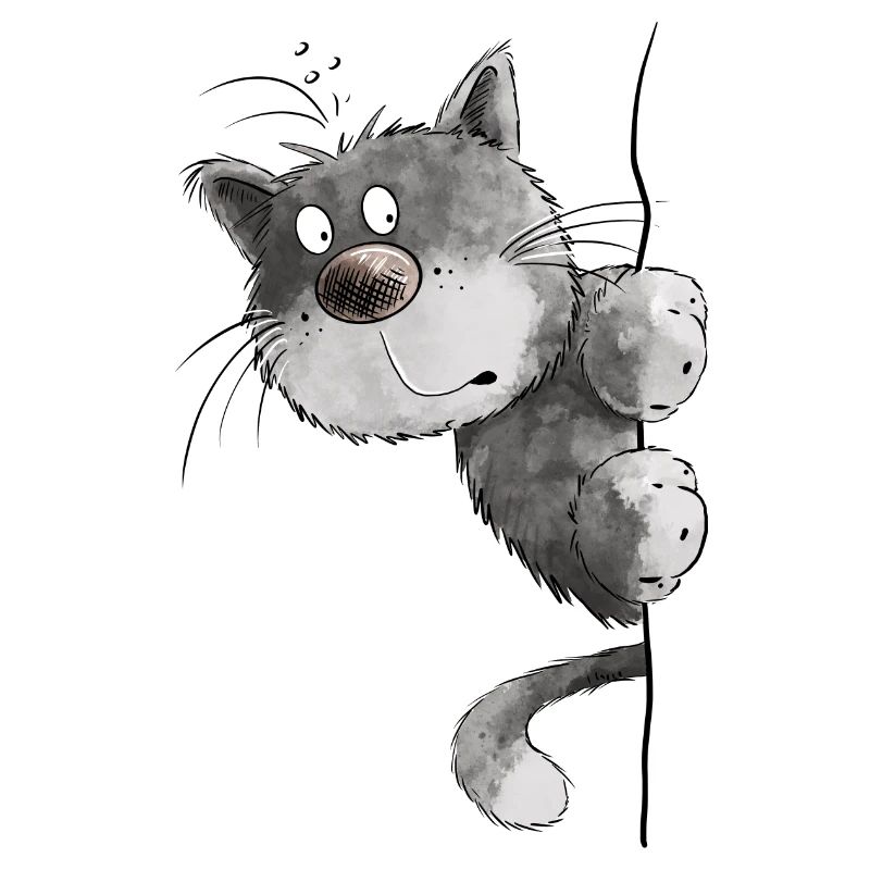 Happy Katze I Katzenfreunde Geschenk