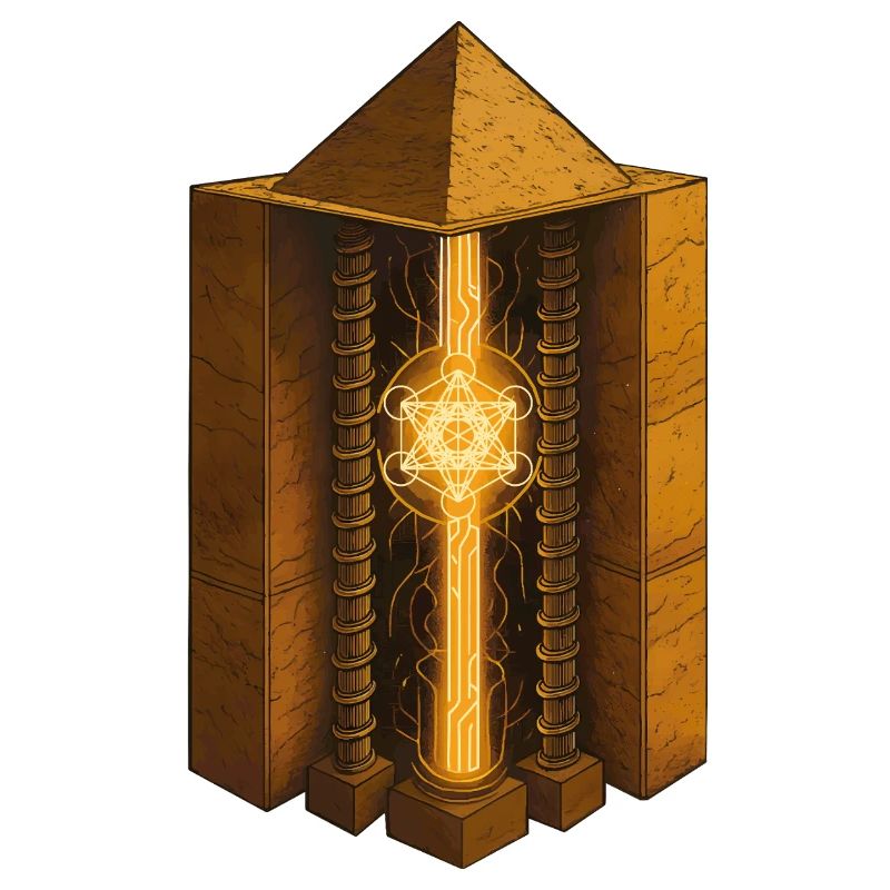 Pyramide von Chephren | Heilige Energiereaktor-Kunst