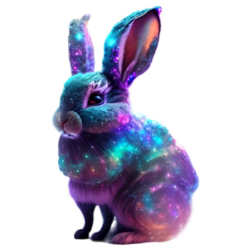Cosmic Nebula Rabbit