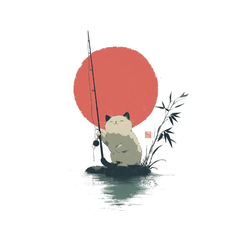 Pêcheur de pandas à la Lune Rouge