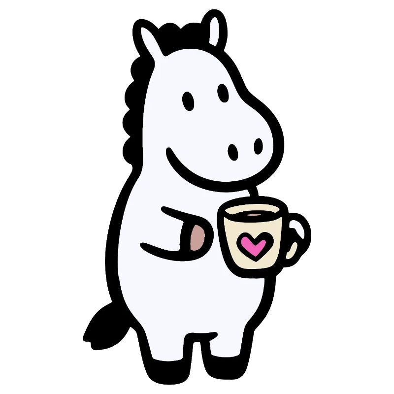 HerzHippo Kaffee Begleiter