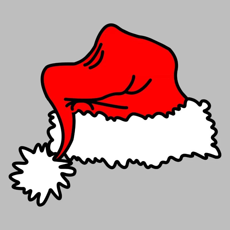 Chapeau de Noël rouge