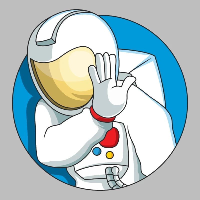 Astronaute timide