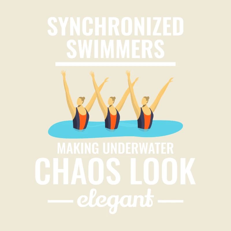 Synchronized Swimmers Underwater Chaos 