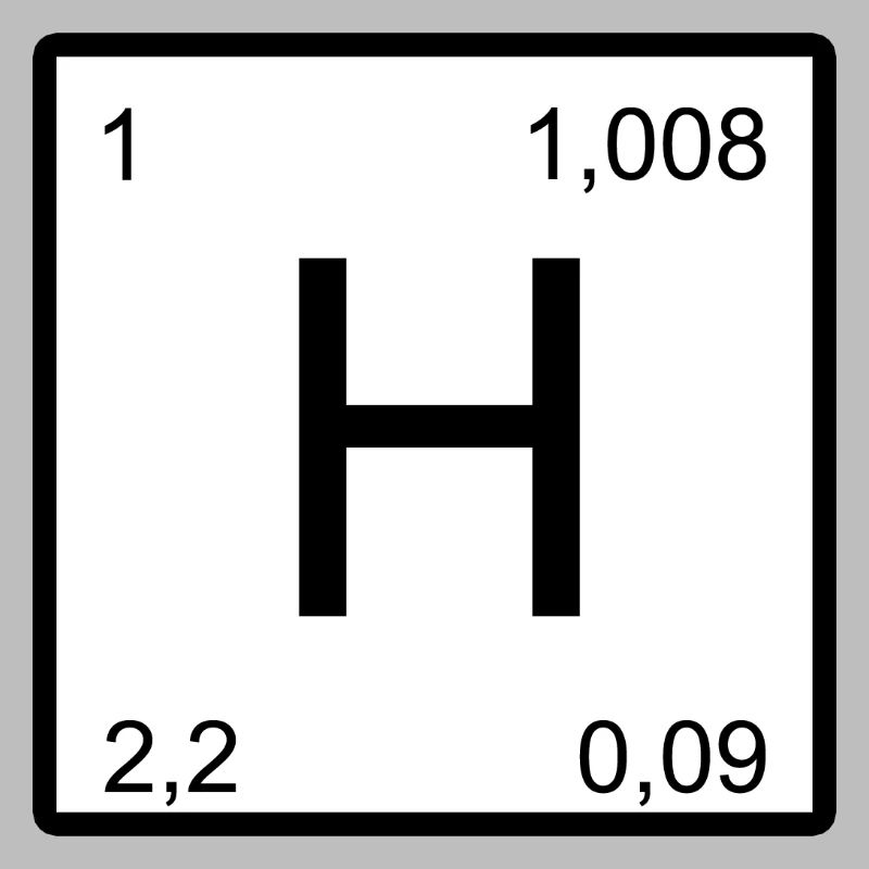 Conception du symbole de l’hydrogène