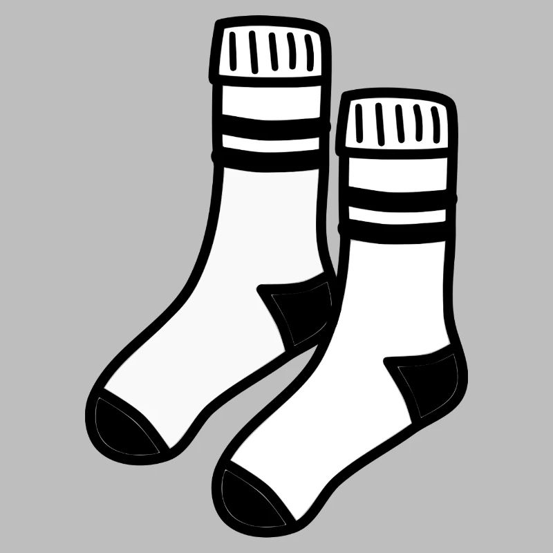 Chaussettes blanches