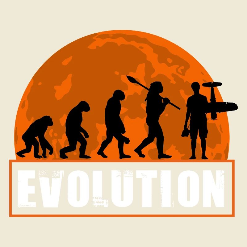Funny RC_Plane Human Evolution RC Flight Owner