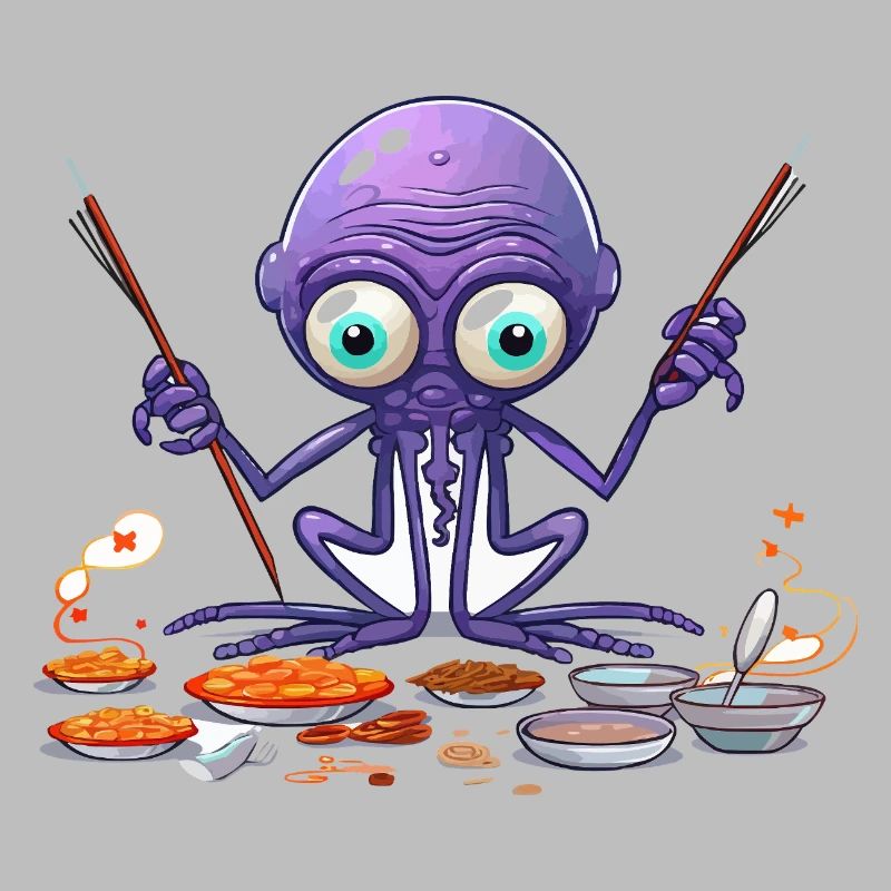 The Algae Octopus Chef