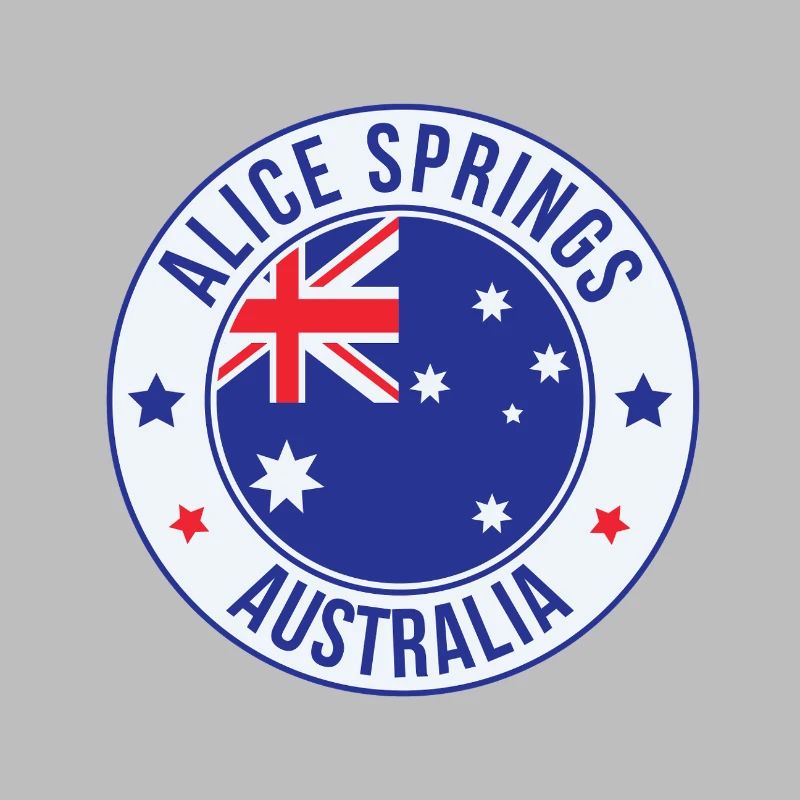 Alice Springs Australia Patch Emblem