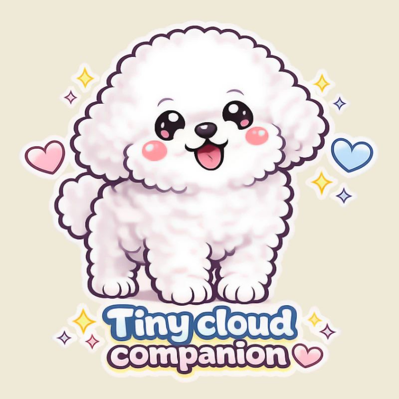 Cuddly Cloud Dog – Tiny Cloud Companion
