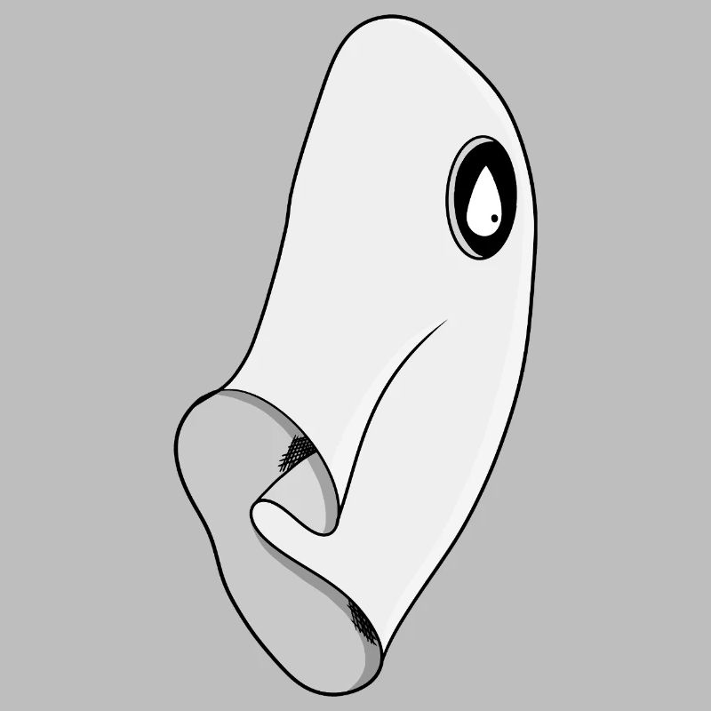 fantôme minimaliste