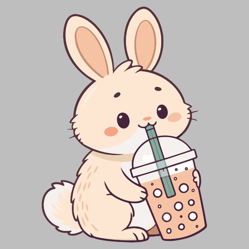 Rabbit Bubble Tea Süßigkeit