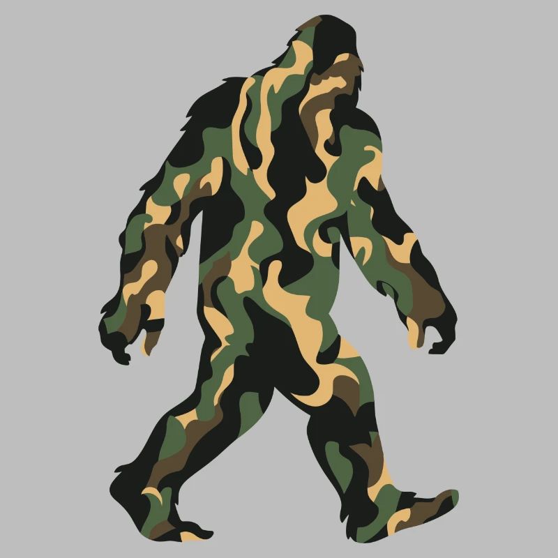 Camouflage Sasquatch Stride