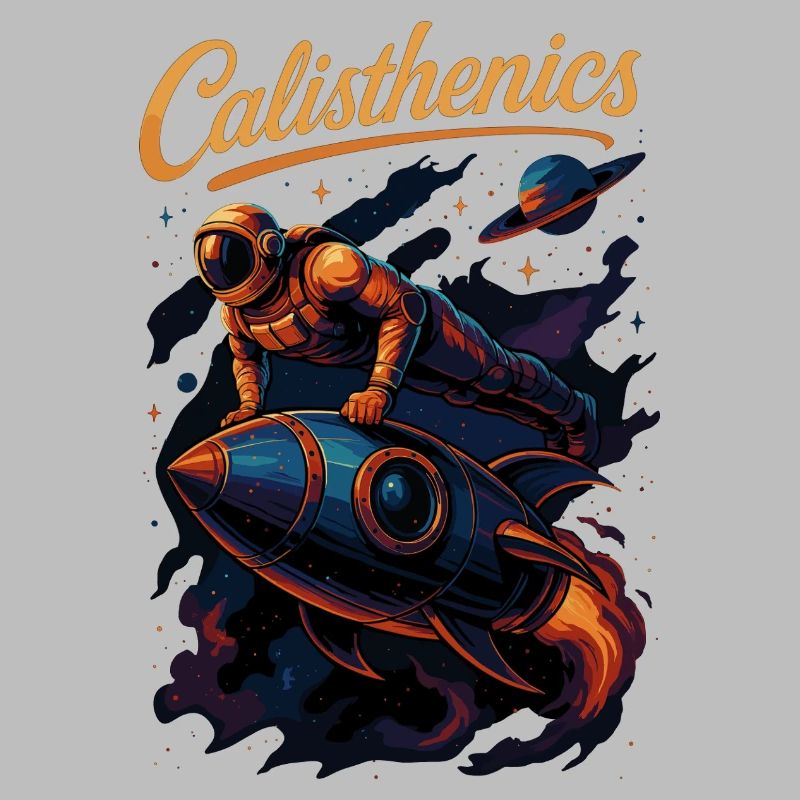 Calisthenics Astronaut Push-ups Rocket Gift