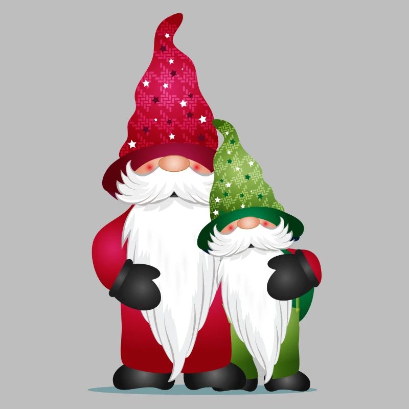 petits amis de lutins mignons pour Noël