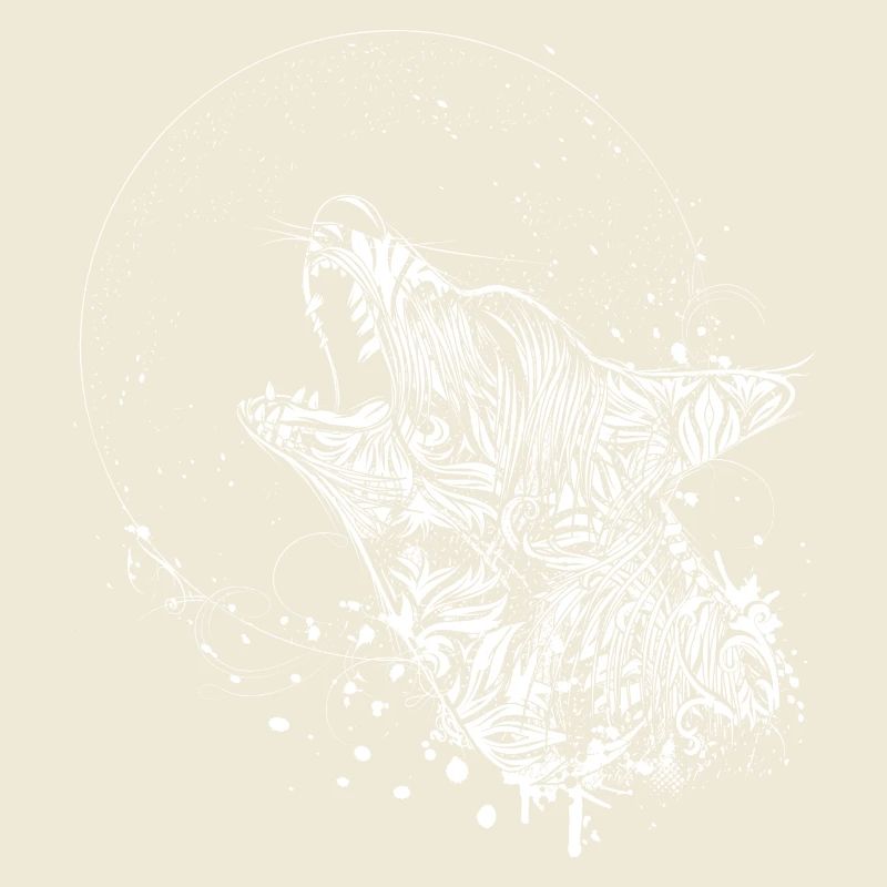 howling wolf in the night