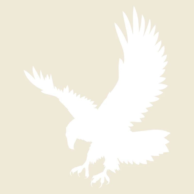 An eagle chasing its prey