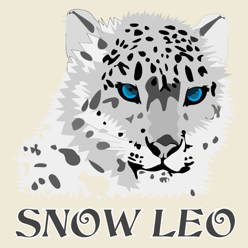 Schnee Leopard Raubkatze