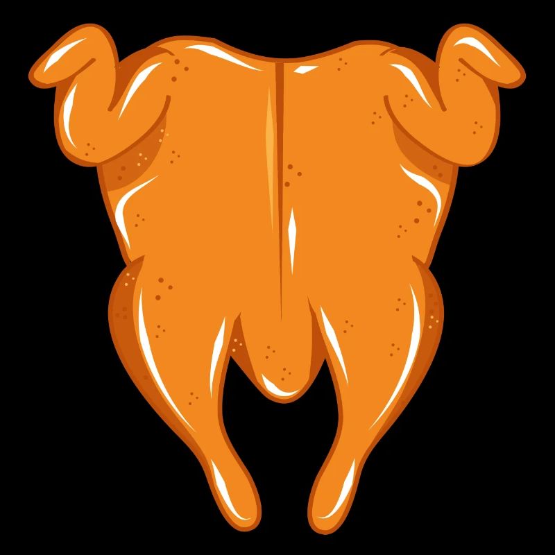 delicious juicy roast chicken fresh from the oven