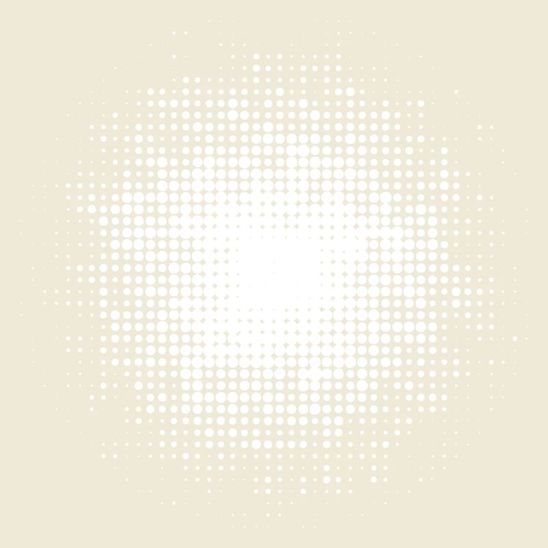 fond rond pointillé blanc