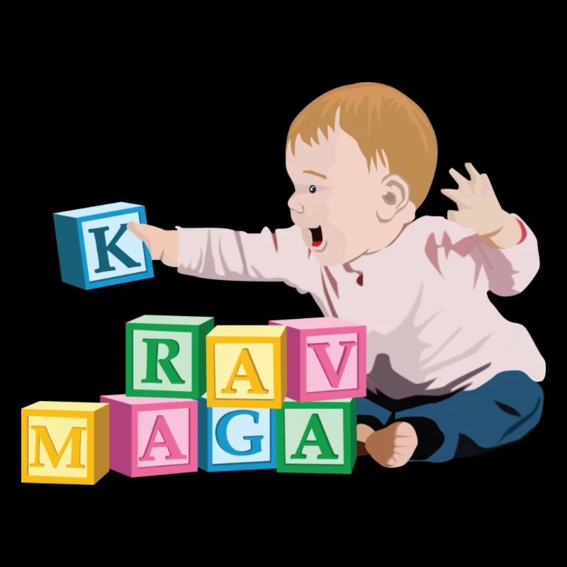 Fille de bébé de Krav Maga