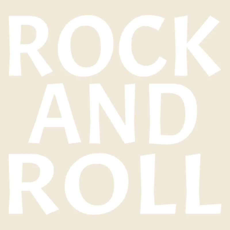 Dynamic Rock and Roll Typography Design