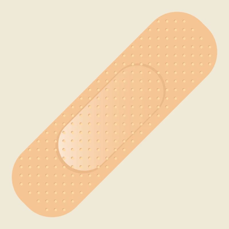 simple sticking plaster as a design element