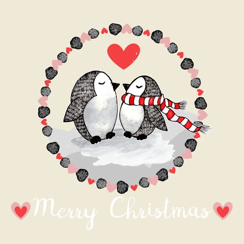 Pingouins Noël Joyeux Noël