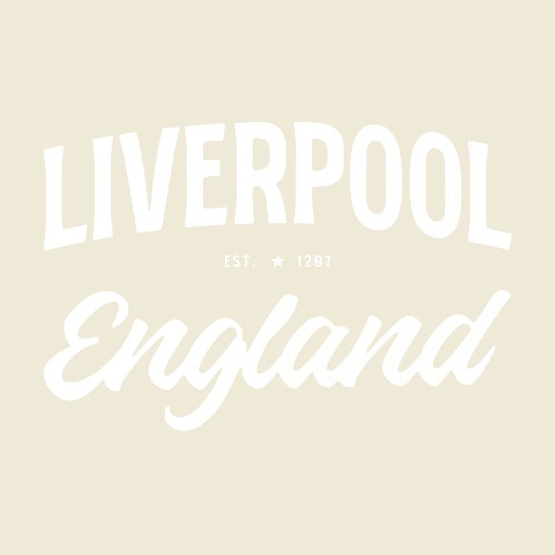 Vintage Liverpool Script Stil
