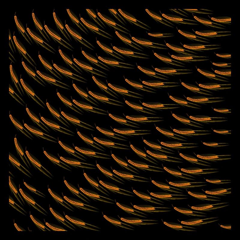 pflanzenmuster sommerlich, gerstenmuster