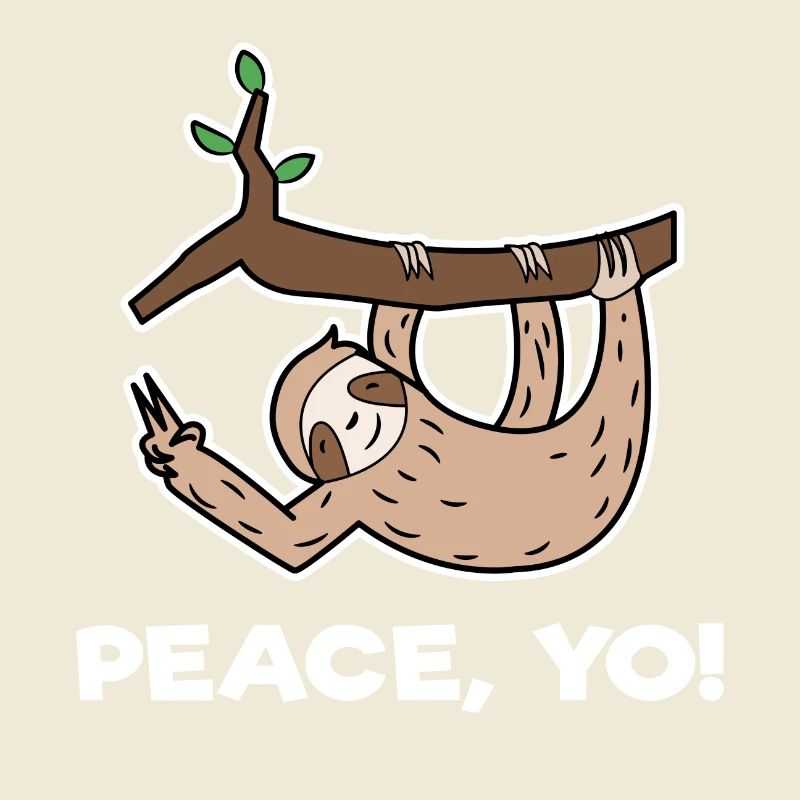 Cool Statement Sloth Jungle Dweller Hammock