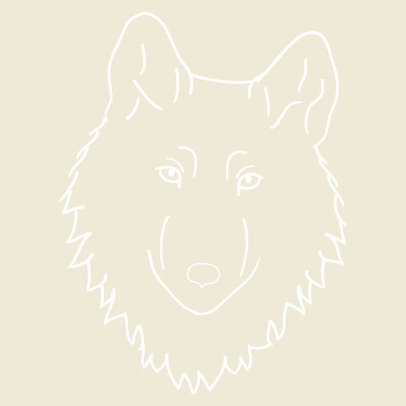 Wolf - weiß