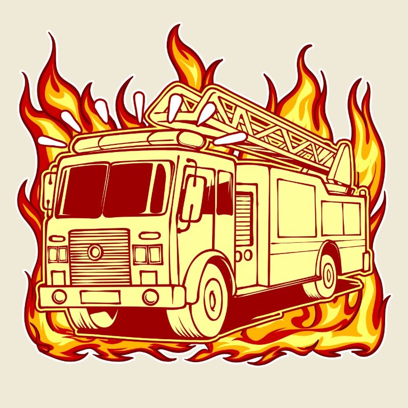 Fire Burning Fire Brigade Fire Engine Fire Protection
