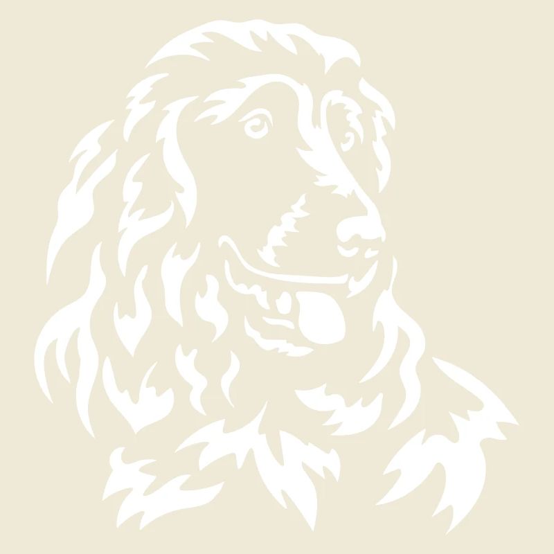 Cocker Spaniel Head « Black Edition »