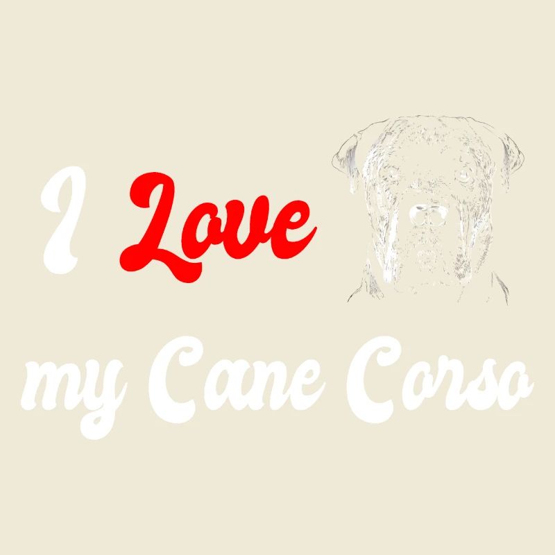 J'adore mon chien Cane Corso