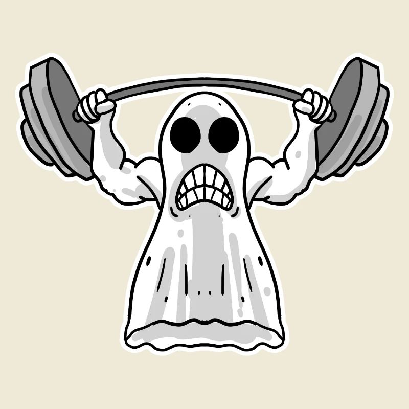 Lifting Weight - Ghost Motif