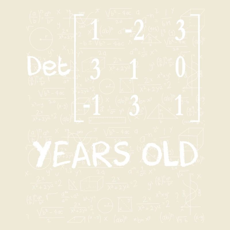 37. Geburtstag 37 Jahre Matrixdeterminante