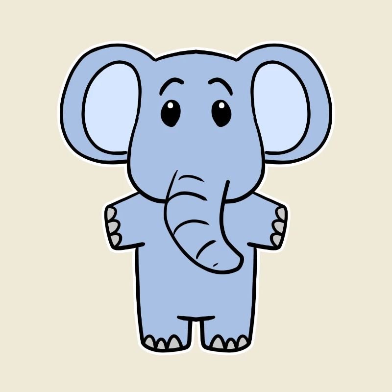 Mignon petit éléphant