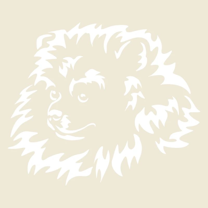 Miniature Spitz Head "Black Edition"