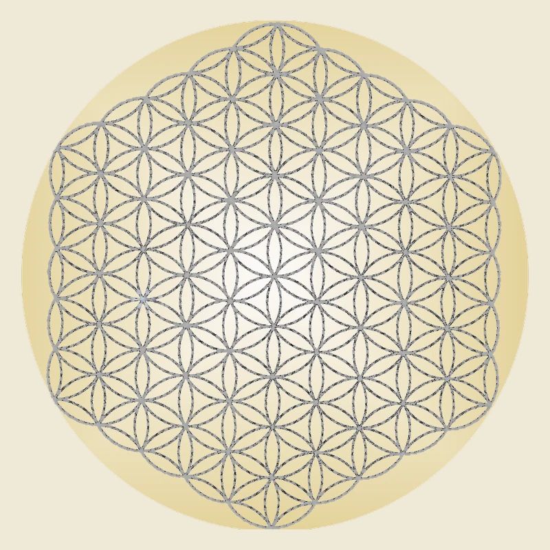 Fleur de Vie Argent - 5ème Dimension - Mandala