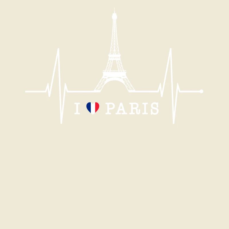 Paris Skyline Herzschlag Eiffelturm Frankreich