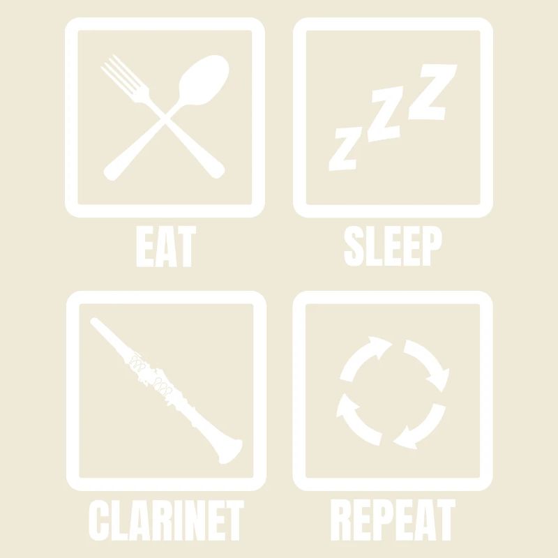 Eat Sleep Clarinette Repeat