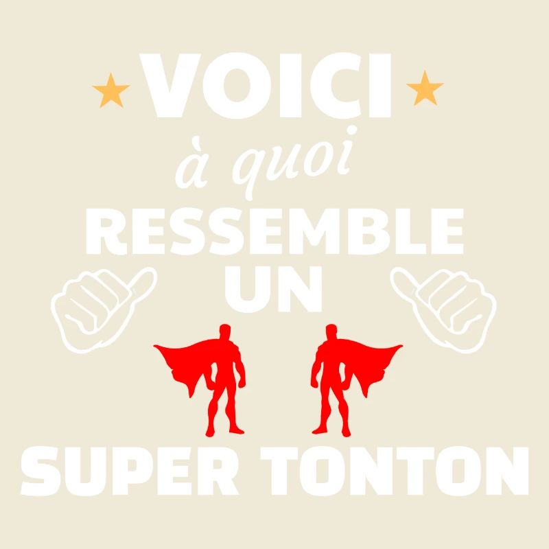 Super héros à thème de super tonton