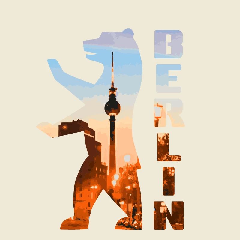 Berlin Bear Silhouette